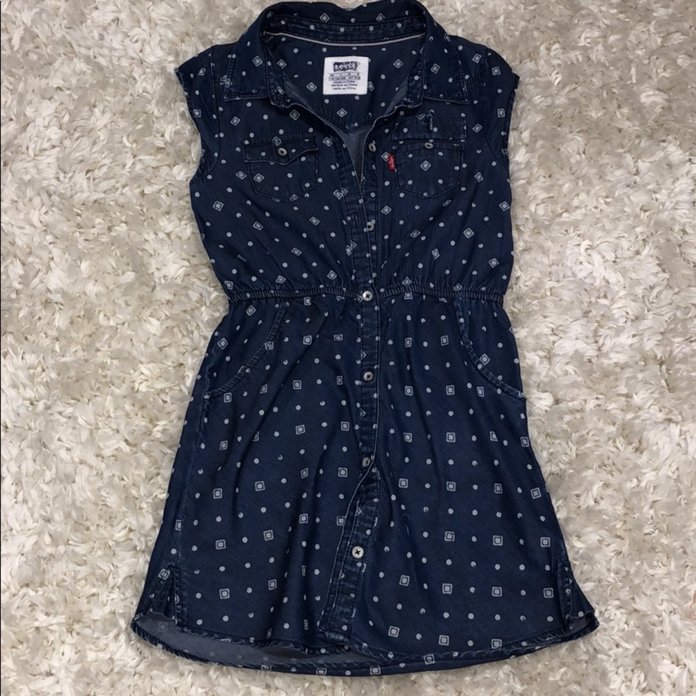 3/$20 Girls Denim Button-up Dress!